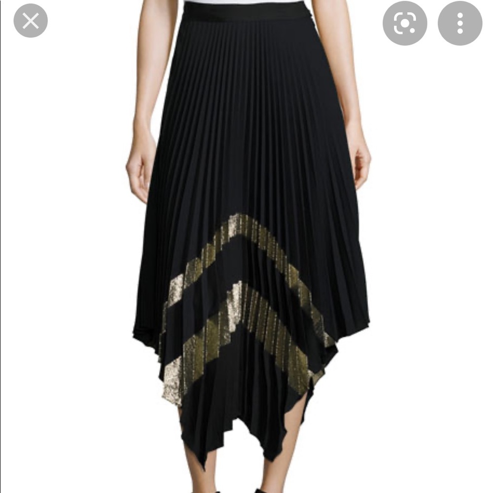 NWT Cinq a Sept Black Palma Skirt Size 4